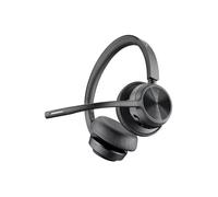 HP Poly Voyager 4320 USB-A Headset +BT700 Dongle Micro-casque supra-auriculaire Bluetooth Stereo noir volume réglable, mise en