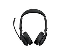 Jabra Evolve 2 55 MS Stereo ordinateur Micro-casque supra-auriculaire Bluetooth Stereo noir Noise Ca