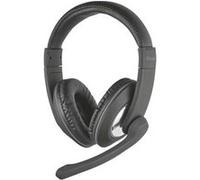 Trust 21662 écouteur/casque Avec fil Arceau Appels/Musique Noir