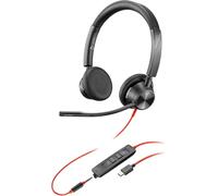 Micro-Casque Filaire Blackwire 3325 ¿ Perche De Microphone Flexible ¿ Son Stéréo Hi-Fi-Pc/Mac/Téléphone Portable-Certifié Pour Microsoft Teams