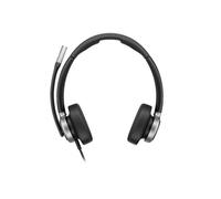 HP Micro-casque Poly Mission 625 filaire USB-C/USB-A noir, certifié Microsoft Teams et Google Meet