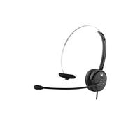 T'nB – Micro-casque mono oreillette avec adaptateur USB et télécommande – Noir