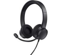 Trust Ayda Casque Avec fil Arceau Appels/Musique USB Type-A Noir