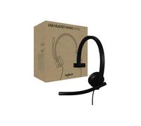 Logitech Casque H570e avec fil et arceau USB Type-A Noir Bureau/Centre d'appels