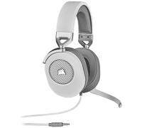 Casque gaming CORSAIR HS65 SURROUND - Blanc, son surround Dolby Audio 7.1 sur PC et Mac