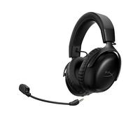 HyperX Cloud III S - Casque de Jeu sans Fil multiplateforme 2,4 GHz Bluetooth - Autonomie jusqu'à 120 Heures - 2,4 GHz - Pilote d'inclinaison de 53 mm - Microphone Amovible de 10 mm - Noir