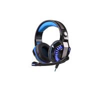 Micro-Casque gaming KOTION EACH G2000 Bleu pour PC/PS4/Xbox/Switch-couleur avec Lumière LED