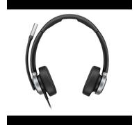 Micro-casque HP Poly Mission 625 USB filaire binaural avec microphone antibruit pour centres d'appels