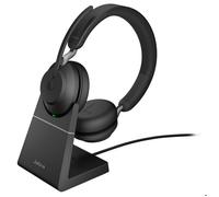 Micro-casque Jabra Evolve2 65 - USB-A MS Teams Stereo avec support de charge - Noir