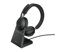 Micro-casque Jabra Evolve2 65 - USB-A UC Stereo avec support de charge - Noir