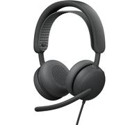 Logitech Casque Zone Wired 2 – ANC hybride adaptative, USB‑C avec adaptateur USB‑A – Graphite