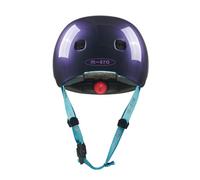 Micro | Casque Néochrome | Enfants | Finition Mate | Boucle Magnétique/Lumière LED intégrée | 2-5 Ans | Bleu | Taille S