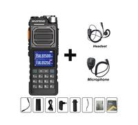 (Micro casque) Nouvelle mise à jour UV-25M Talkie-walkie tactique haute performance 50 km Bande complète