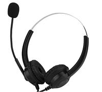 Micro Casque PC Audio Filaire Casque Casque avec Micro Noise Canceling Call Center Headset Telephone Universal pour PC/Mac, Téléphones, Smartphone,Tablette, Skype, Bureau,Centre d'Appel,PC