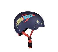 Micro Mobility Casque Rocket Enfants Finition mate Boucle magnétique LED intégrée 2-5 ans Taille M