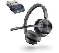 Micro casque sans fil Bluetooth Voyager 4320 UC pour PC/Mac Gris et noir Noir G