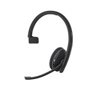 EPOS Micro-casque supra-auriculaire Bluetooth Mono noir Noise Cancelling volume réglable, mise en sourdine du microphone téléphone
