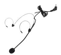 Micro-casque Serrage-tête Noir avec Prise 3,5mm, pour Enseignants et | Conception Légère, Confort Renforcé, Clarté Amplifiée, Métal et Caoutchouc, Usage Scène et Présentations