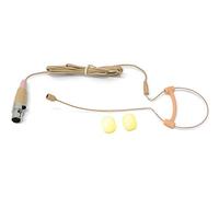 Micro casque simple beige pour systèmes sans fil AKG/Samson avec mini XLR 3 broches
