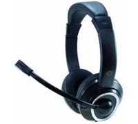 Micro-casque supra-auriculaire Conceptronic POLONA 01B filaire Stereo noir télécommande, volume réglable, Mise en sourdine du microphone G