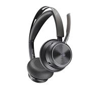 Poly Micro-casque sur-oreille Voyager Focus 2 USB-A MS Bluetooth ANC Certifié Microsoft Teams