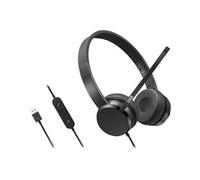 Lenovo 4XD1K18260 écouteur/casque Avec fil Arceau Musique/Quotidien USB Type-A Noir