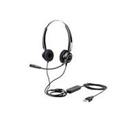 Urban Factory Casque USB MOVEE HBV01UF avec micro filaire et télécommande Noir