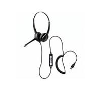 Geemarc Telecom Casque amplifié CLA3 A-USB – Microphone USB – Compatible aides auditives