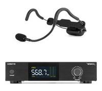 Micro-casque Vonyx WSH20 sans fil UHF avec récepteur rack 19 pouces