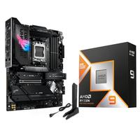 MICRO CENTER AMD Ryzen 9 9950X3D Processeur CPU avec ASUS ROG Strix X870E-E R2 Gaming WiFi Carte Mère ATX (WiFi 7, 5X M.2, PCIe 5.0, USB4 Type-C)
