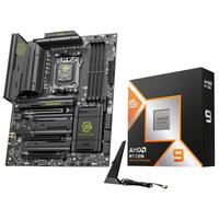 Micro Center AMD Ryzen 9 9950X3D Processeur CPU avec carte mère MSI MAG X870E Tomahawk WiFi ATX (DDR5, PCIe 5.0, M.2 Gen5, Wi-Fi 7, 5G LAN)
