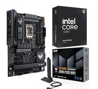 Micro Center Combo carte mère CPU - Ultra 9 285K 24 cœurs LGA 1851 Processeur de bureau avec carte mère WiFi Tuf Gaming Z890-Plus
