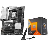 Micro Center Processeur AMD Ryzen 7 7800X3D avec carte mère PRO B850-P WiFi (ATX, AM5, DDR5, PCIe 5.0, M.2 Gen5, Wi-Fi 7, LAN 5G)