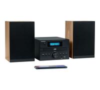 Micro Chaîne - - Bluetooth - Radio - CD - MP3 - USB - DAB - Bois et noir