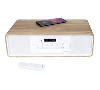 Thomson Micro-chaîne Bluetooth MIC301IBT – Radio FM/CD/MP3/USB, 60W, Égaliseur Blanc/Noir