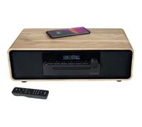 Micro-chaîne Bluetooth - THOMSON - Noir - Radio FM/CD/MP3/USB/Induction, 60W, Égaliseur, Télécommande, Alim. 230V