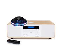 Micro chaine CD/Bluetooth MP3/USB/DAB+ MIC201IDABBT - Puissance 60W - 20 Stations radio mémorisables, Animation LED OVNI