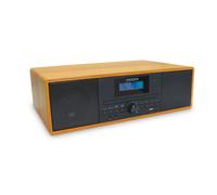 Mooov Micro-chaîne stéréo 477380 Bluetooth CD Radio FM USB Télécommande Effet bois