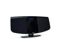 THOMSON Micro-chaîne MIC400BT Bluetooth 5.3 Radio FM 30W Réveil Vintage Noir CD USB AUX Télécommande
