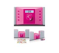 Micro-chaîne stéréo - - MC-013PK - Lecteur CD - Radio FM - Couleur Rose