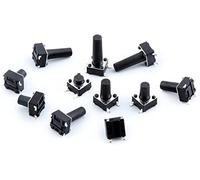 Micro commutateurs 10 0pcs SMD Commutateur 6 * 4,3 mm 5 6/7/8/9/10/11/12/13/14/17 6x6 4pin tact bouton à poussoir micro auto-réinitialisation(Smd 6x6x11)