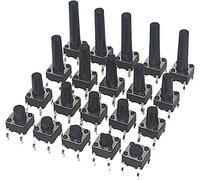 Micro commutateurs 6x6x4. 3 mm / 5 mm-2 Panneau de 0 4pin 12V Bouton-poussoir micro commutateur 6 * TREMPER Auto-réinitialisation 30pcs(6x6x4.3mm)