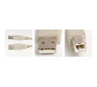 Micro Connect USBAB2 Câble USB Blanc