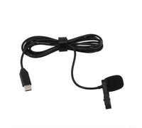 Micro cravate de type C pour Insta 360 et pour caméra d'action DJI, et micro à clip avec câble de 1,5 m pour vlogging en plein air (X2 X3)
