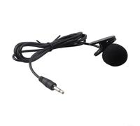 Micro cravate directionnel 3 5 mm, parfait pour les entretiens, les présentations et les vidéoconférences sur les appareils mobiles (2 pôles)