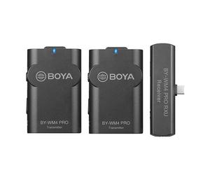 Micro-cravate duo sans fil Boya 2.4 GHz BY-WM8 Pro-K6 pour Android