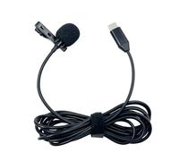 Micro cravate externe de type C haute sensibilité USB sans distorsion sonore adapté pour téléphone série 15 microphone USB pour vidéo