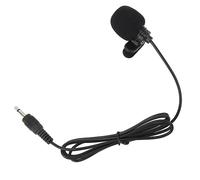 Micro-Cravate Filaire Lavalier, Micro à Condensateur Omnidirectionnel, Clip de Réduction du Bruit sur Le Microphone pour L'enregistrement, L'interview, la Vidéo, Les Réunions