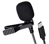 Micro-cravate - LinQ - USB-C - Réduction de bruit - 1.5m - Noir