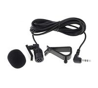 Micro Cravate,Micro De 3,5 mm,Micro Autoradio,Voiture Microphone Stéréo,Microphone Externe Main Libre Jack,Microphone Lavalier 3,5mm,Mini Microphone à Condensateur,3.5mm Clip sur Mini Microphone